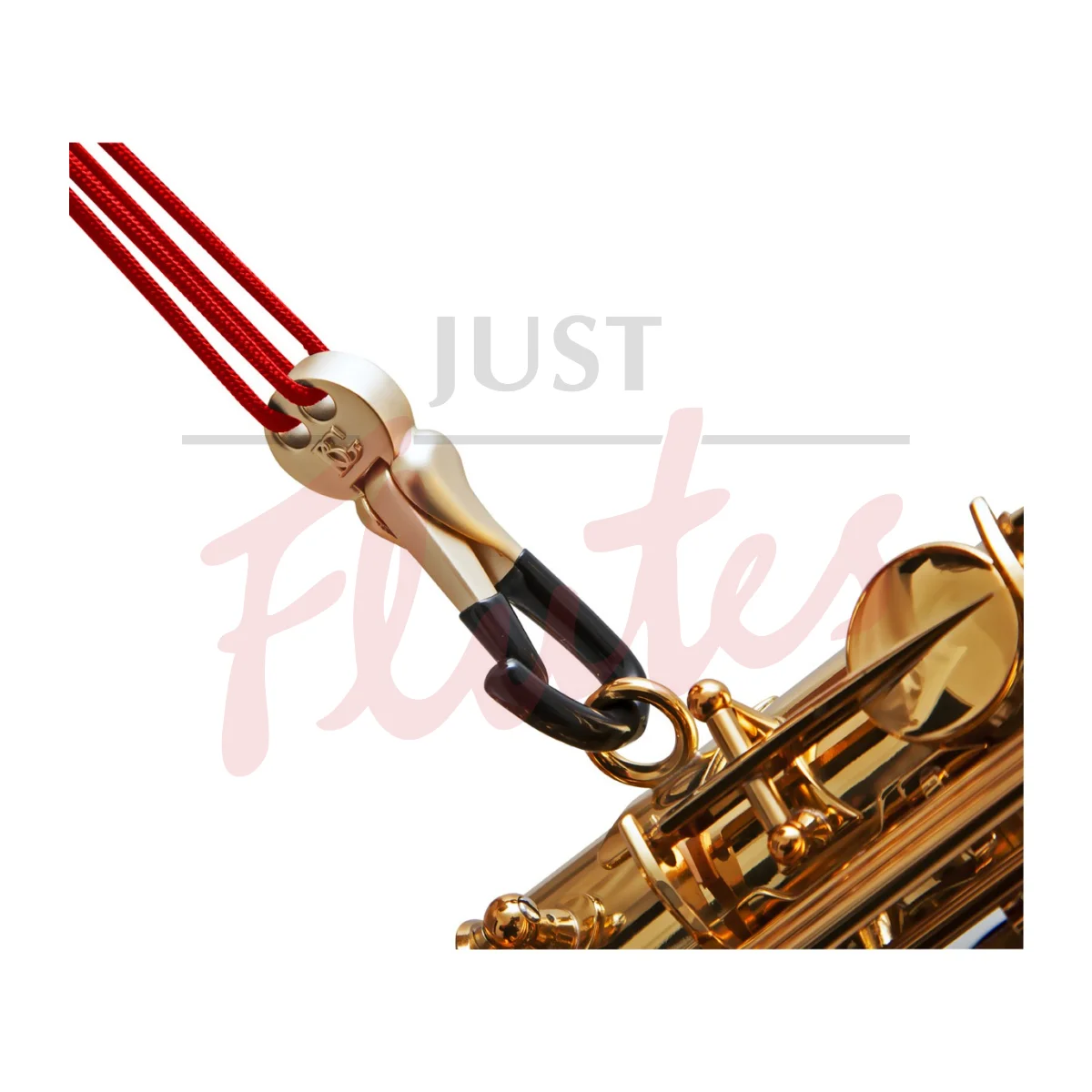 BG S79YMSH Zen Yoke Alto/Tenor Saxophone Neck Strap Red