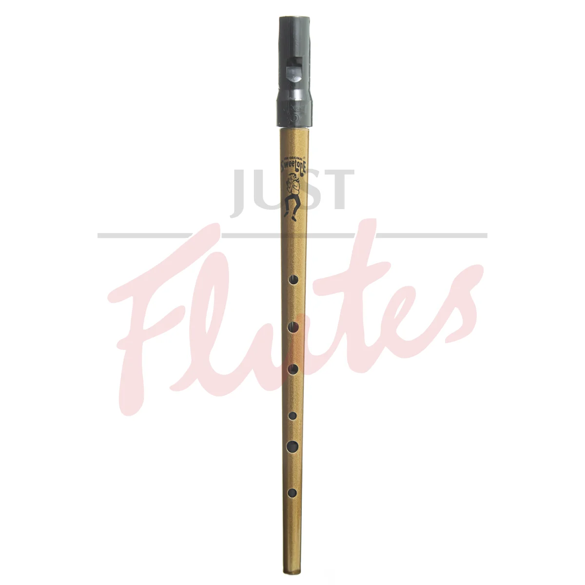 Clarke Sweetone C Tin Whistle with Pouch, Gold