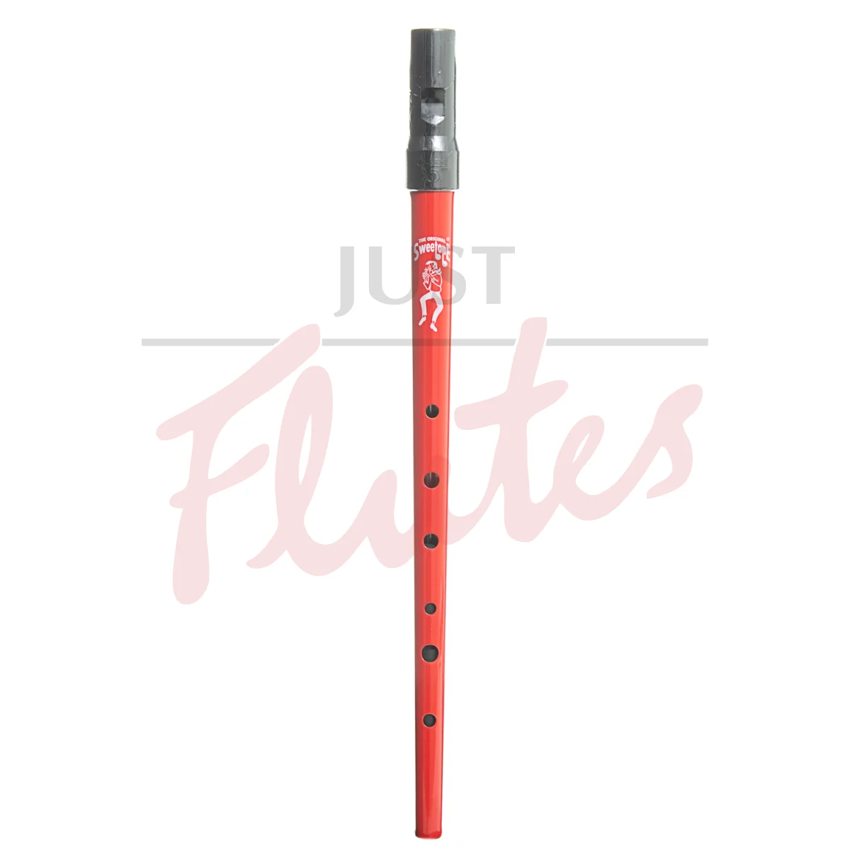 Clarke Sweetone C Tin Whistle with Pouch, Red