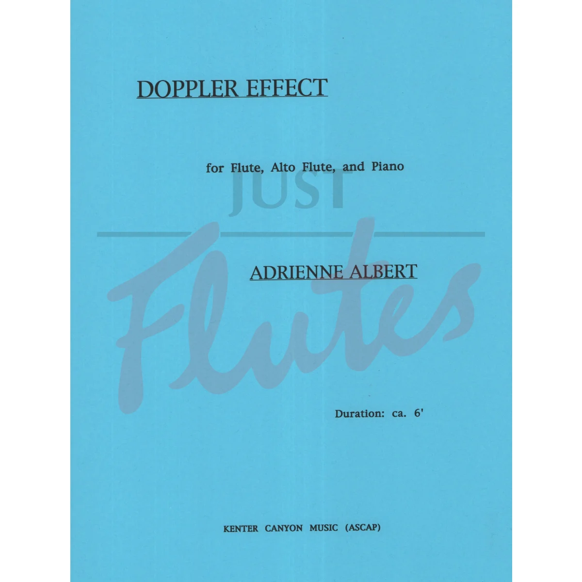 Doppler Effect for Flute, Alto Flute and Piano