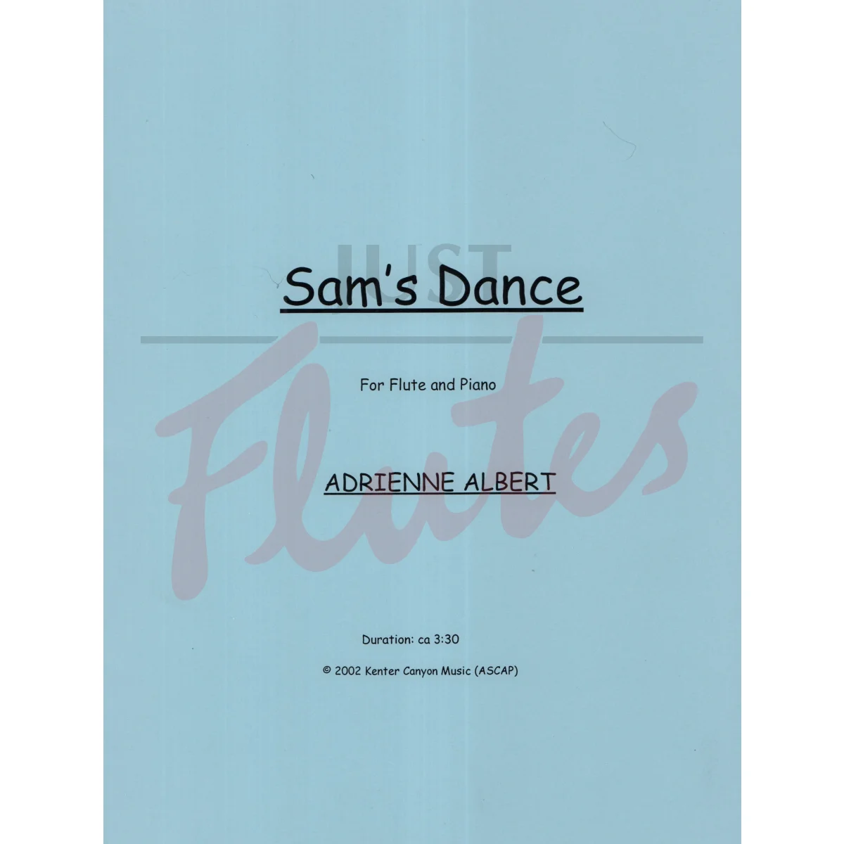 Sam&#039;s Dance for Flute and Piano