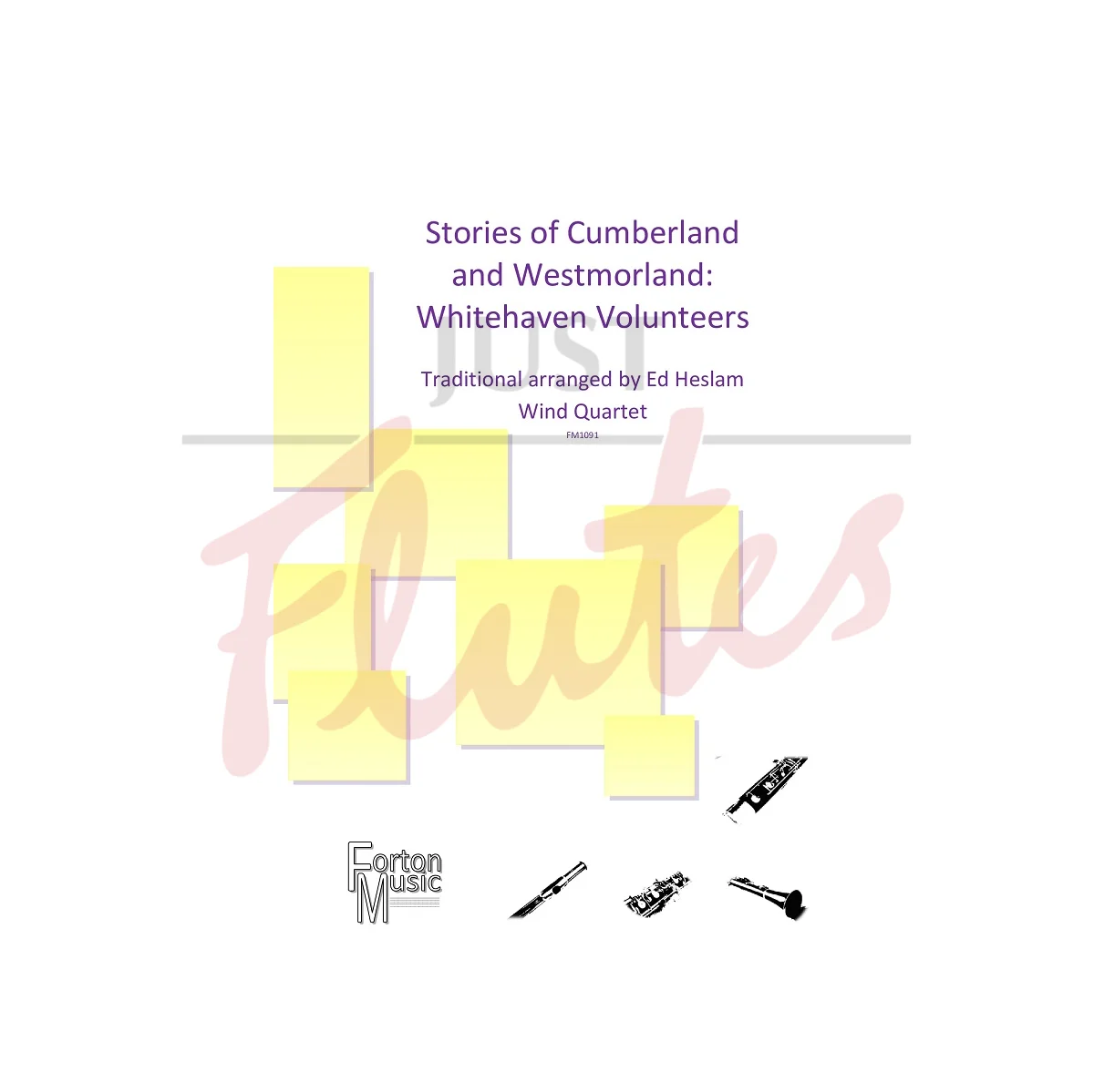 Stories of Cumberland and Westmorland: Whithaven Volunteers for Flute, Oboe, Clarinet and Bassoon