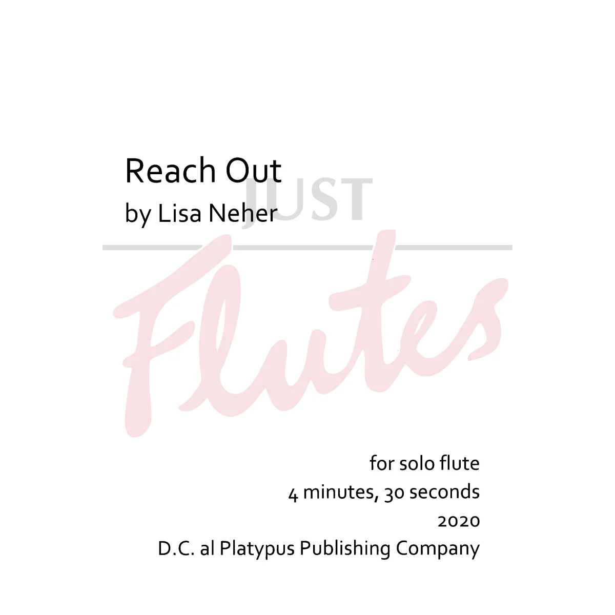 Reach Out for Solo Flute