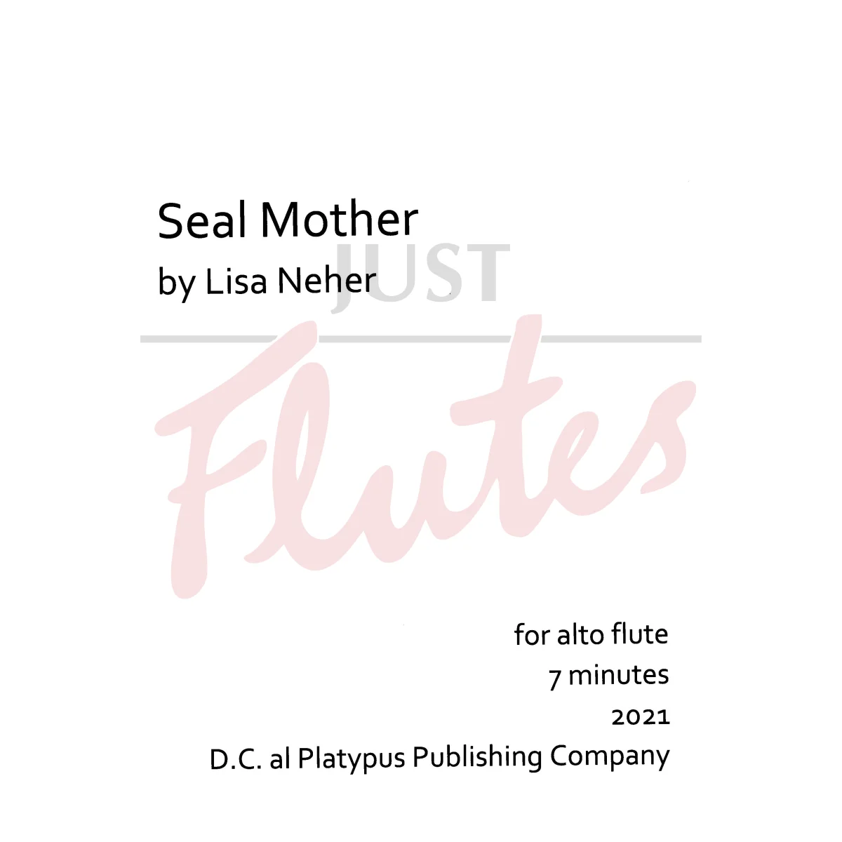 Seal Mother for Alto Flute