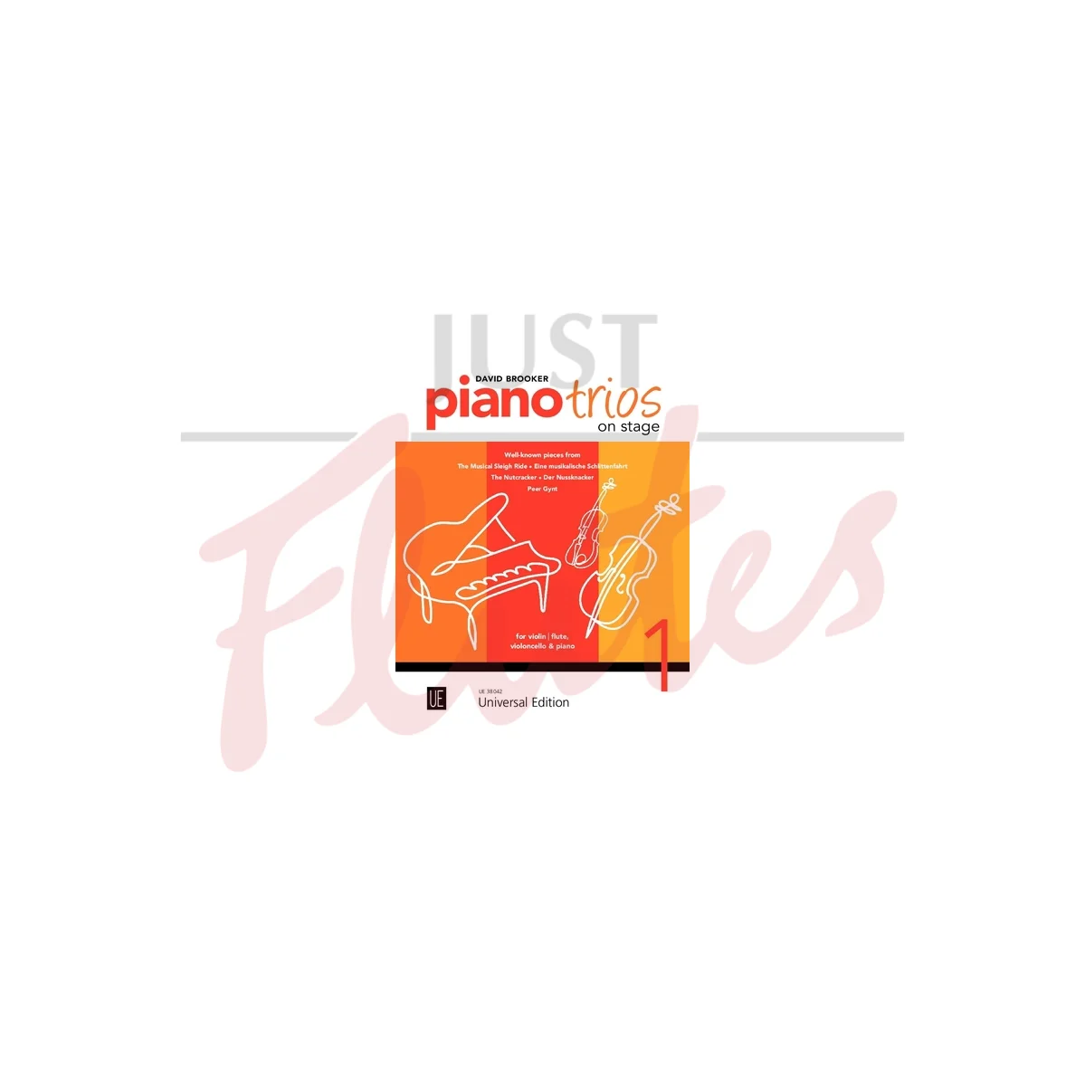 Piano Trios on Stage Vol. 1 for Flute or Violin, Cello and Piano