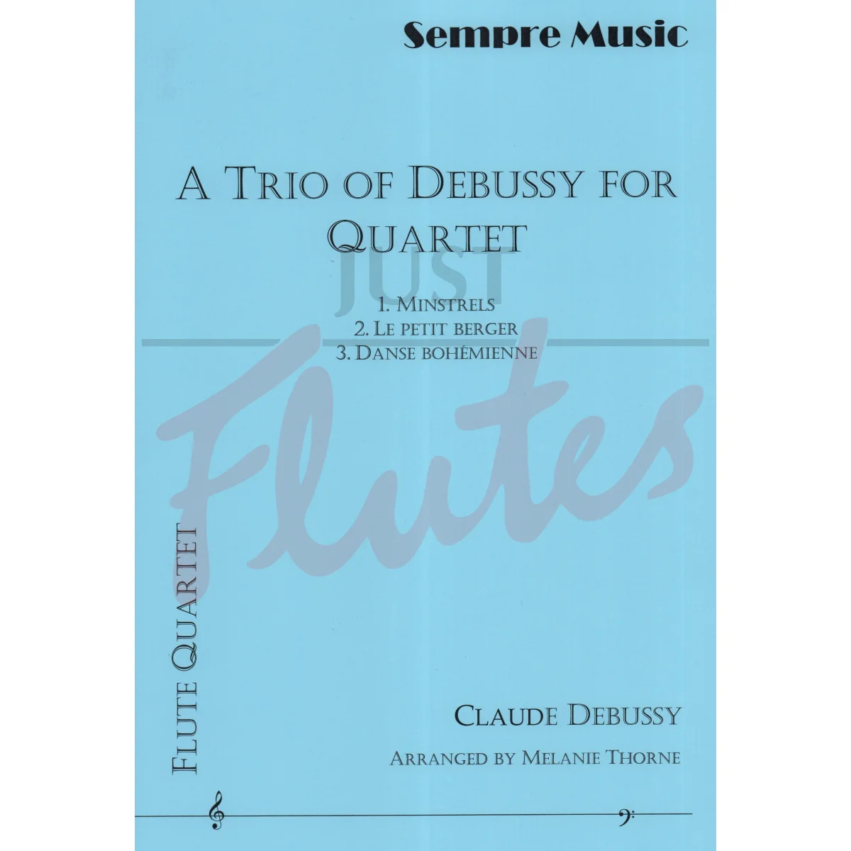 A Trio of Debussy for Flute Quartet