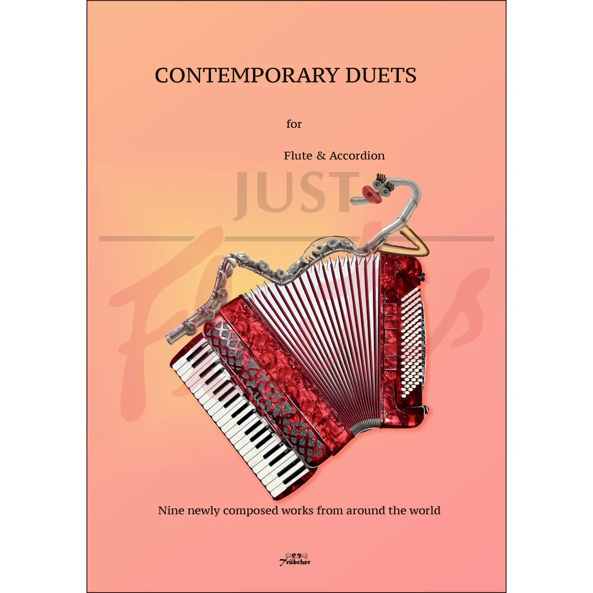 Contemporary Duets for Flute and Accordion Compilation. Just Flutes