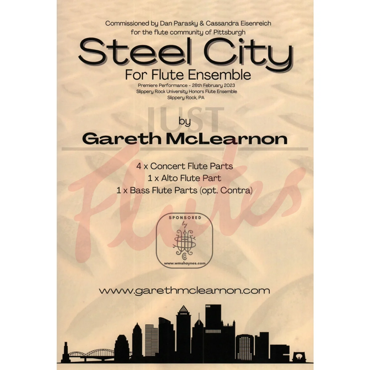 Steel City for Flute Ensemble
