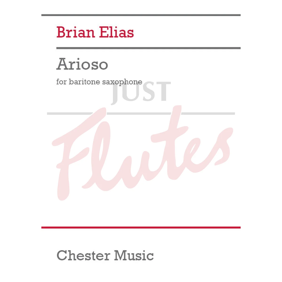 Arioso for Baritone Saxophone