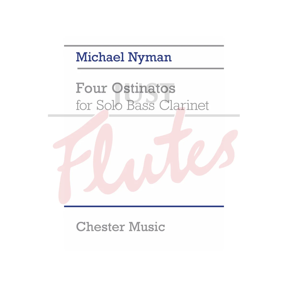 Four Ostinatos for Solo Bass Clarinet