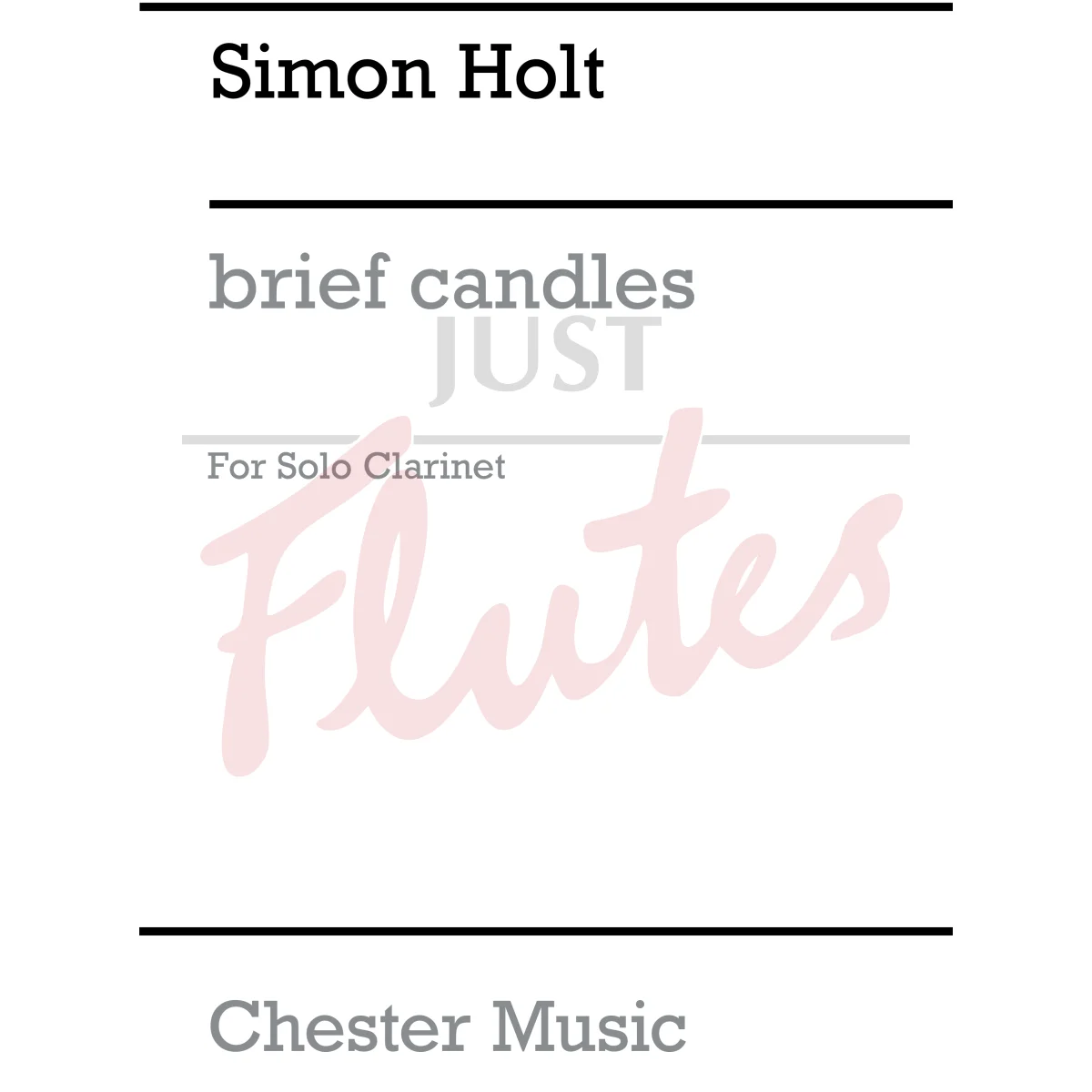 Brief Candles for Clarinet