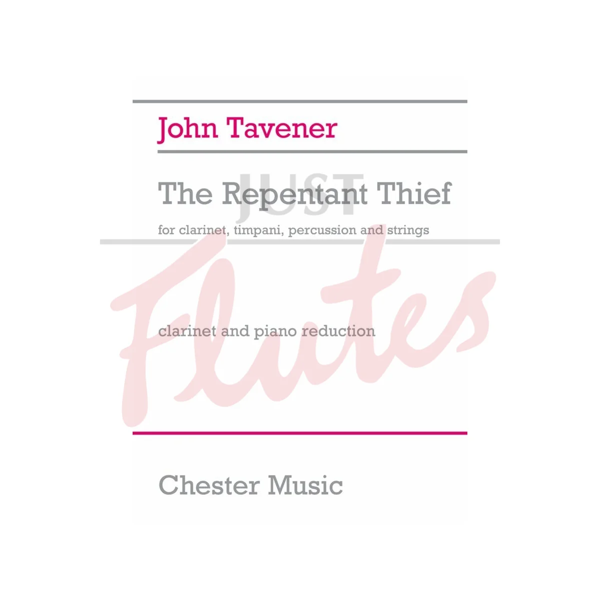 The Repentant Thief for Clarinet and Piano