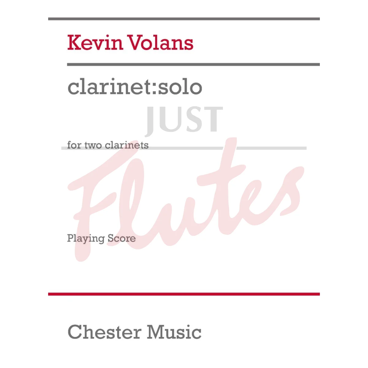 clarinet:solo for Two Clarinets