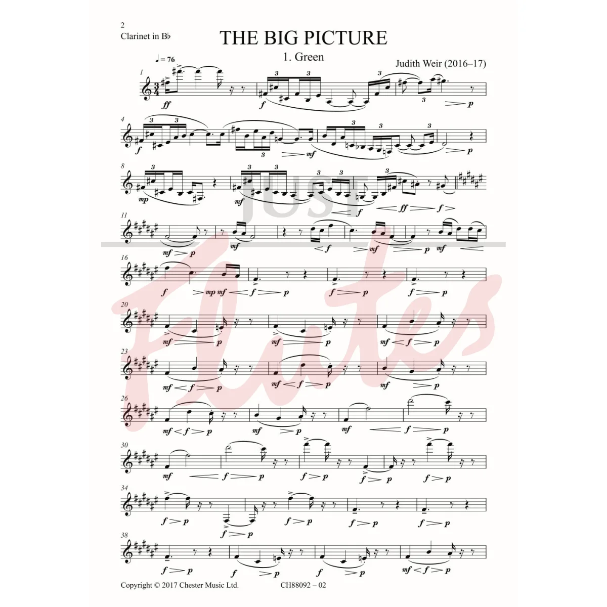 The Big Picture for Clarinet and Percussion