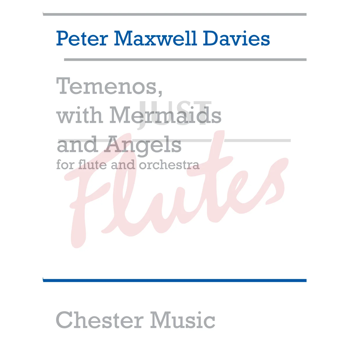 Temenos, With Mermaids and Angels for Flute and Orchestra