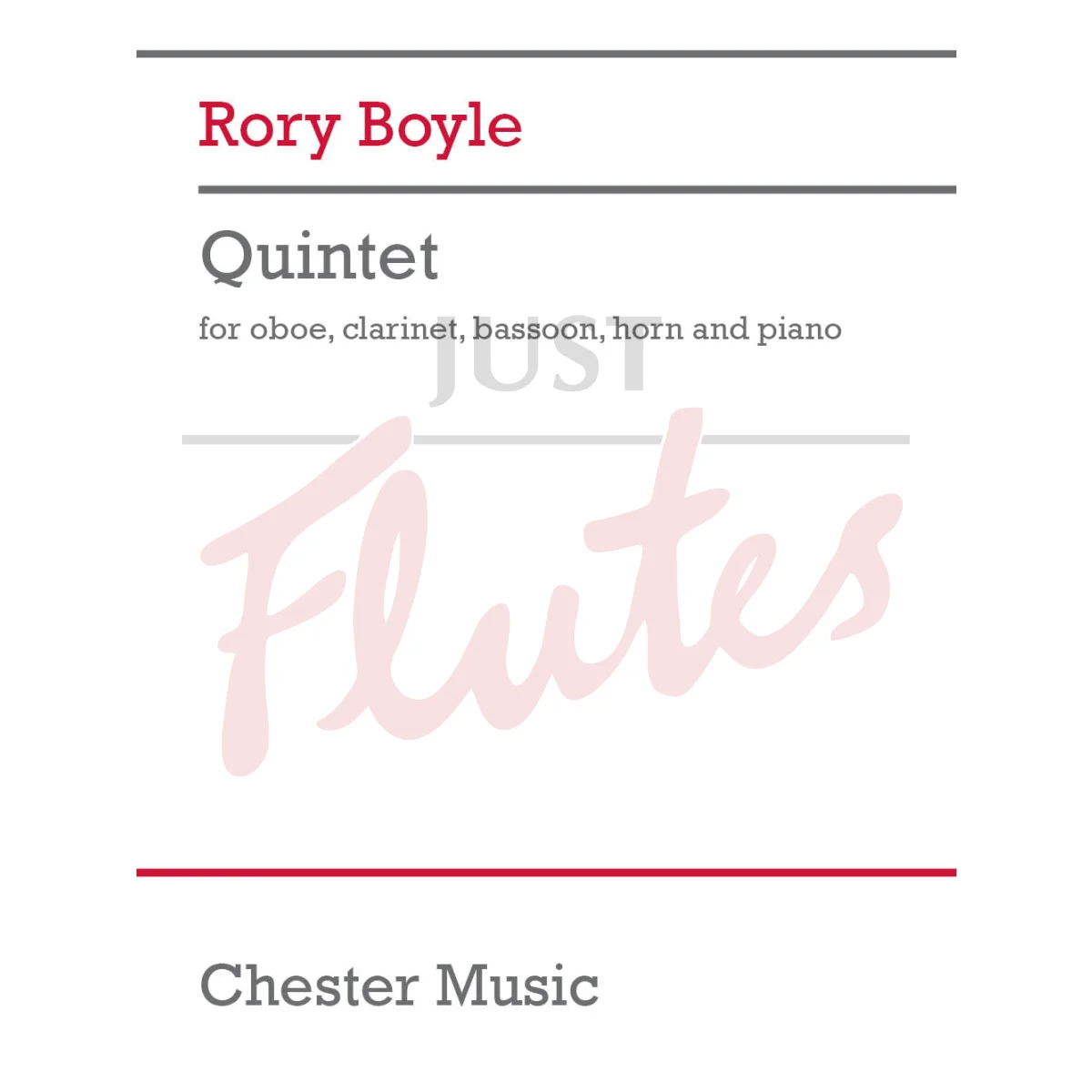 Quintet for Oboe, Clarinet, Bassoon, French Horn and Piano