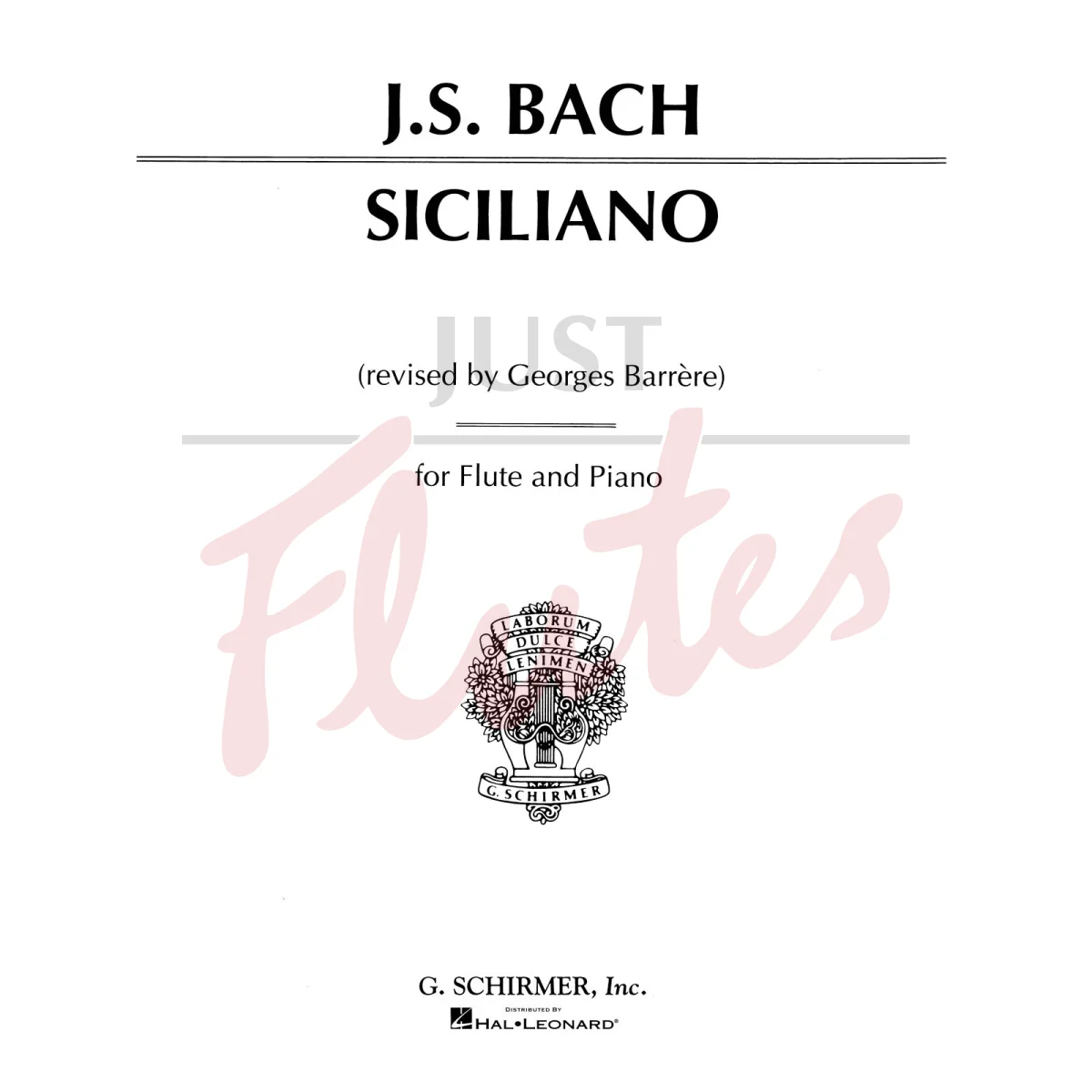 Siciliano from the 2nd Flute Sonata for Flute and Piano