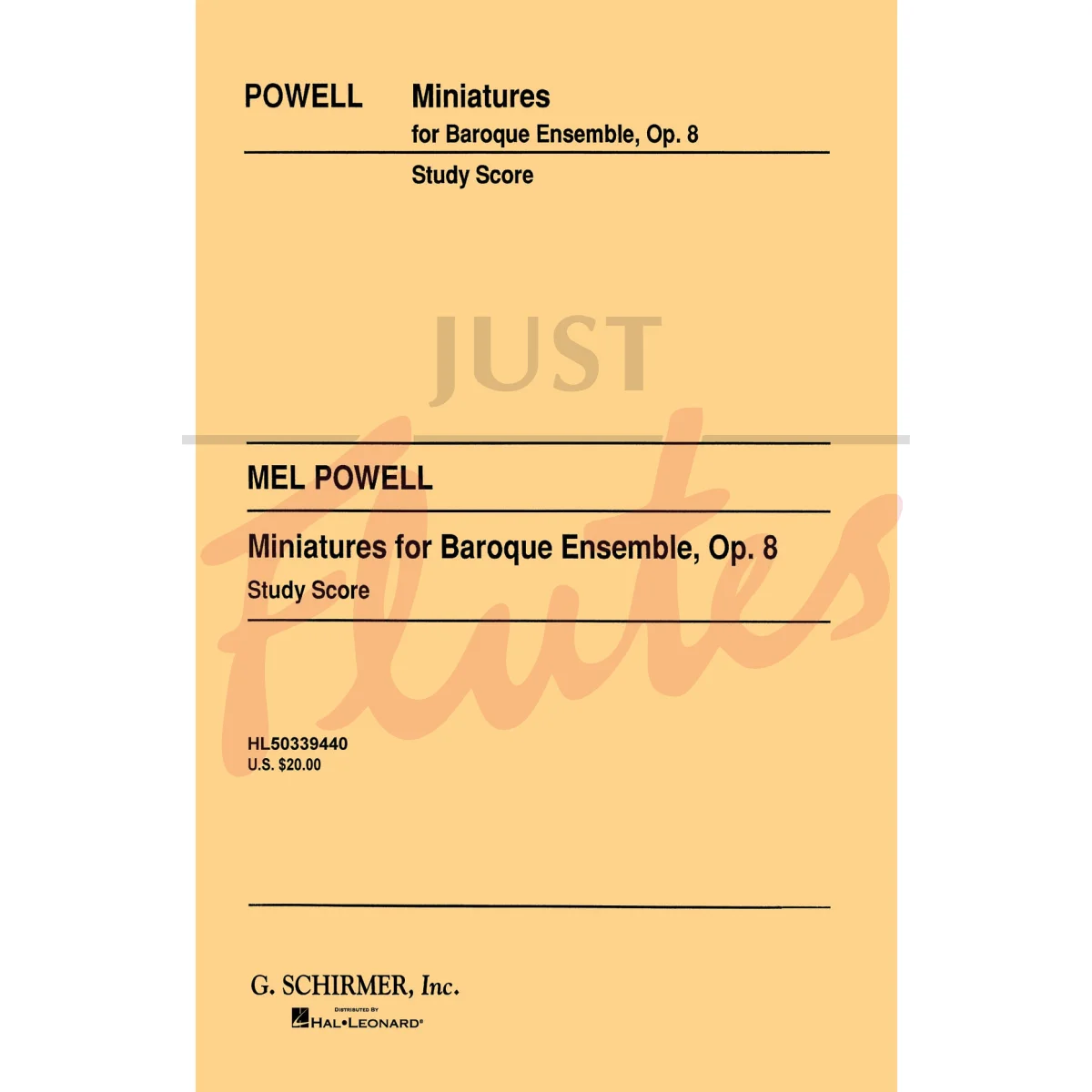 Miniatures for Baroque Ensemble for Flute, Oboe, Violin, Viola, Cello and Harpsichord