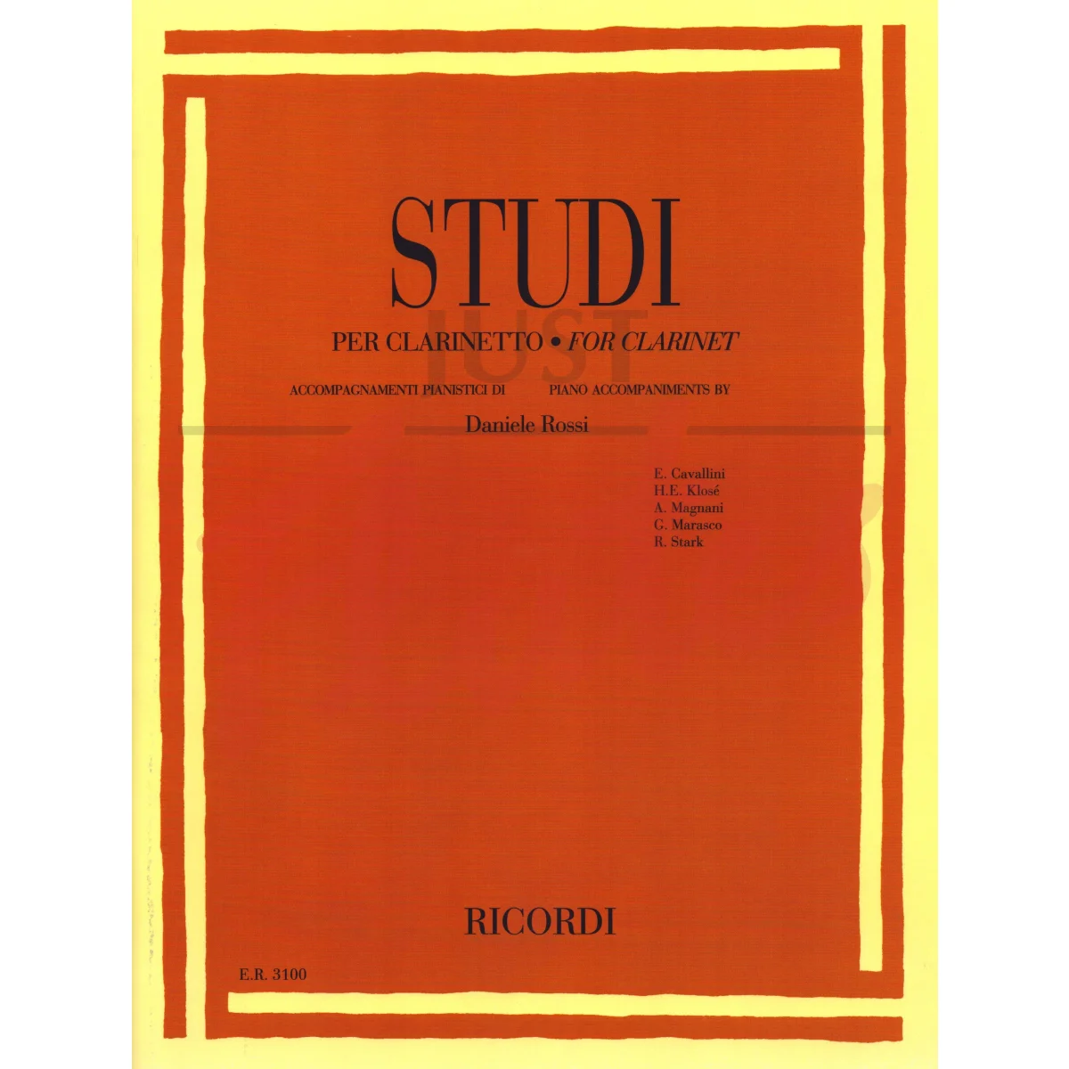 Studies for Clarinet