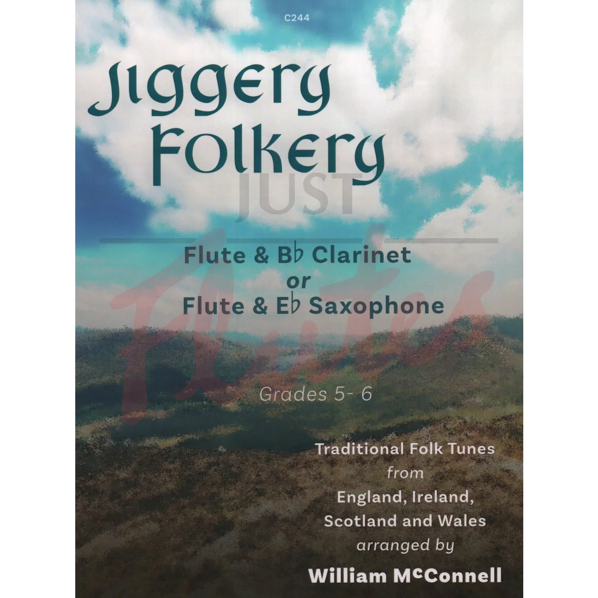 Jiggery Folkery for Flute and Clarinet/Alto Saxophone