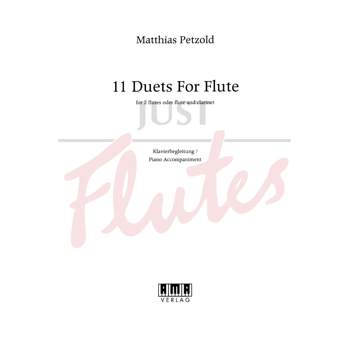 11 Duets for Flute - Piano Accompaniment