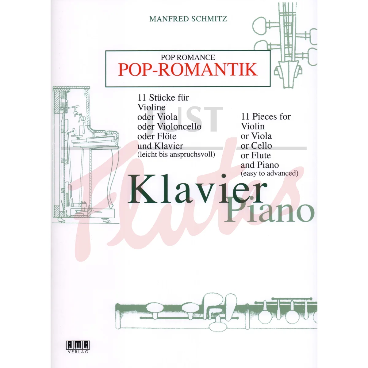 Pop Romance for Flute - Piano Accompaniment
