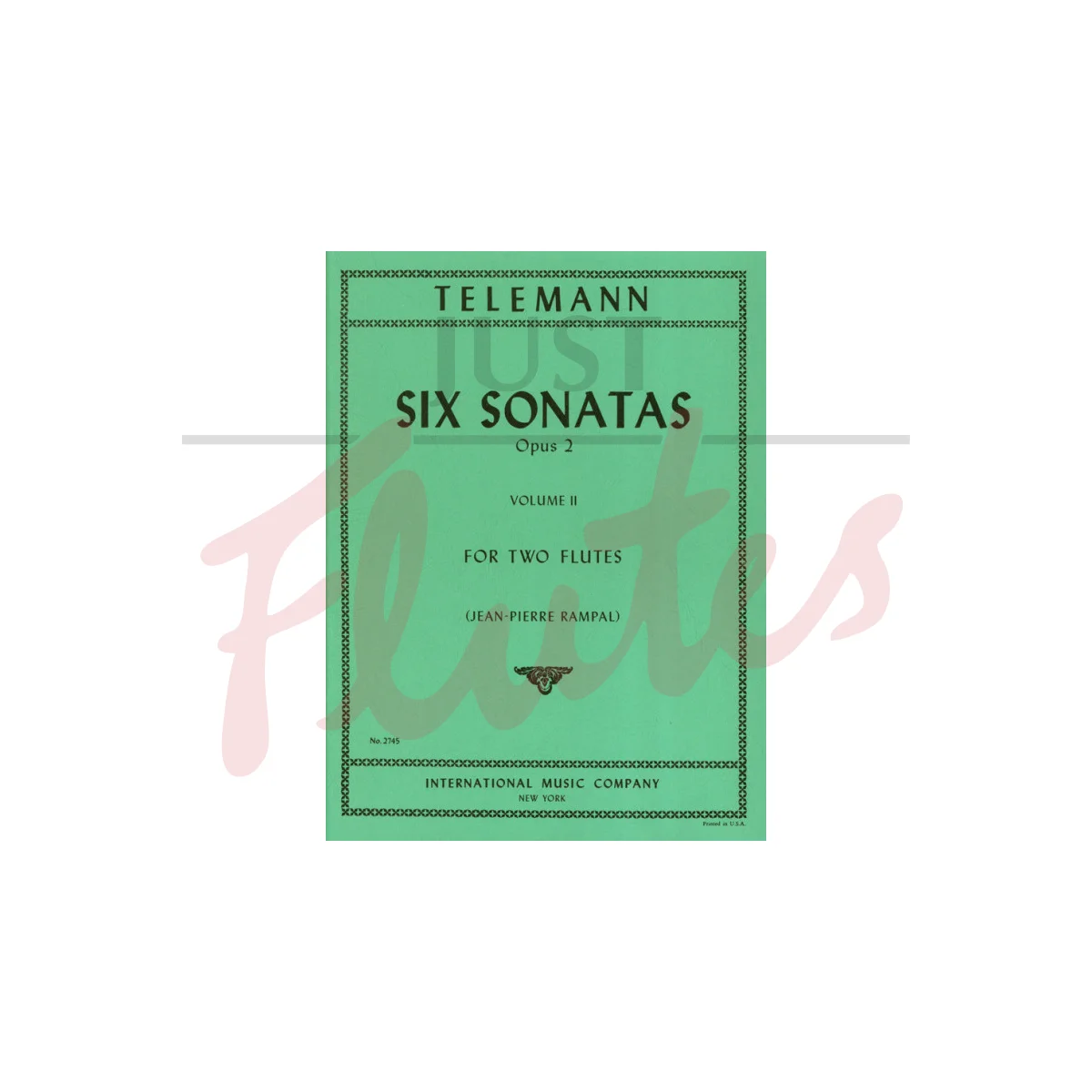 Six Sonatas for Two Flutes, Vol. 2