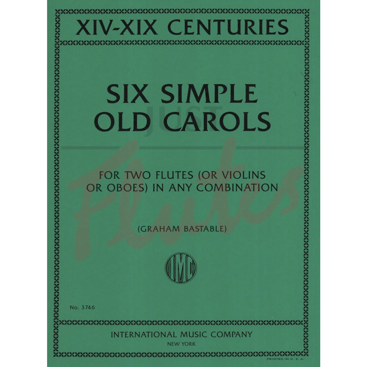 Six Simple Old Carols for Two Flutes/Violins/Oboes
