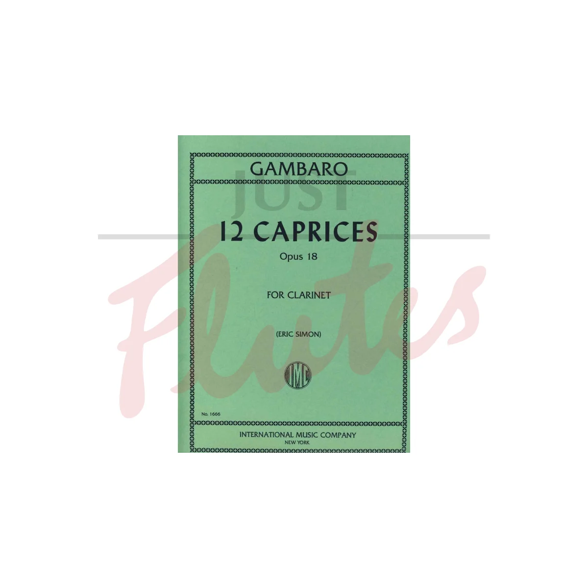 12 Caprices for Clarinet
