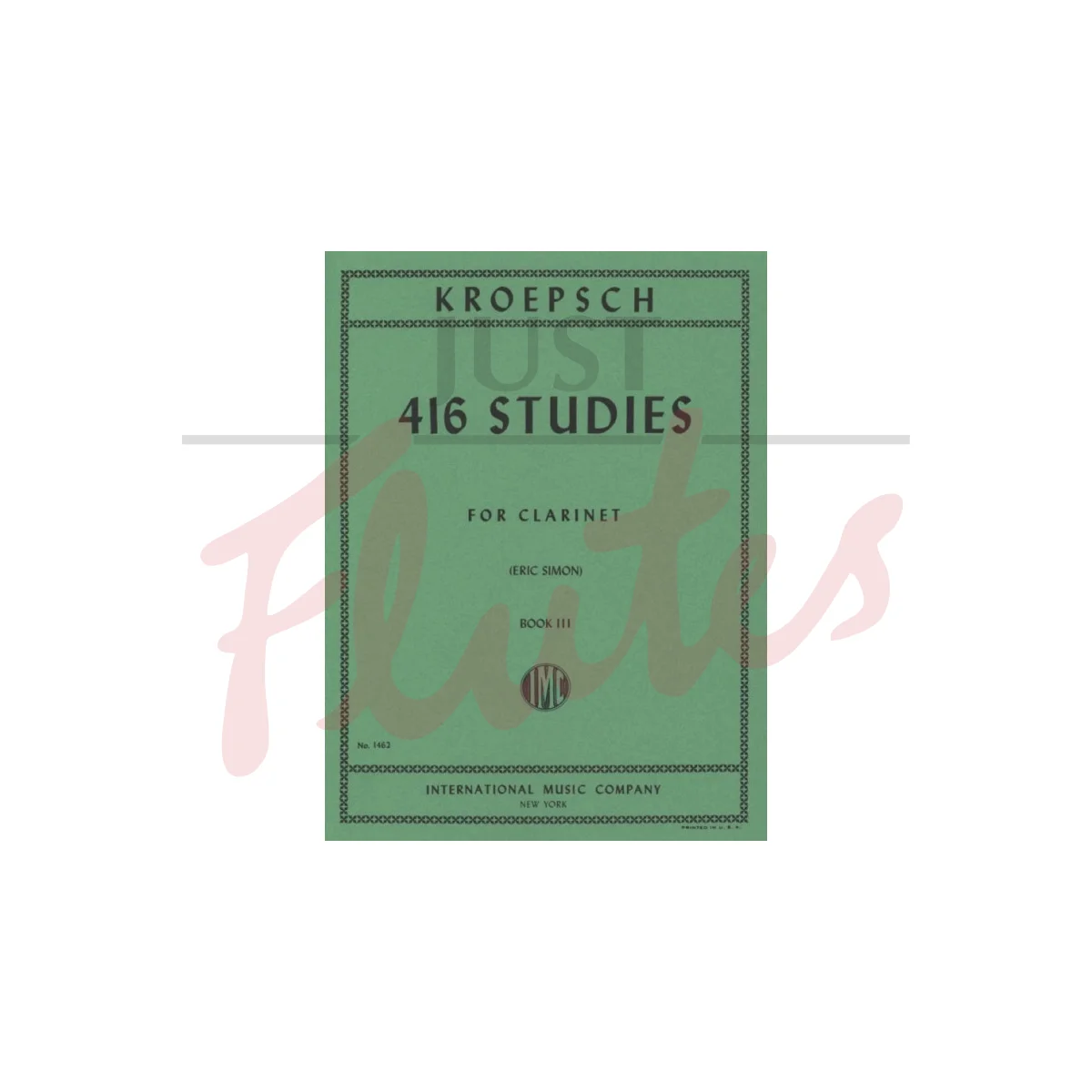 416 Studies for Clarinet, Vol. 3