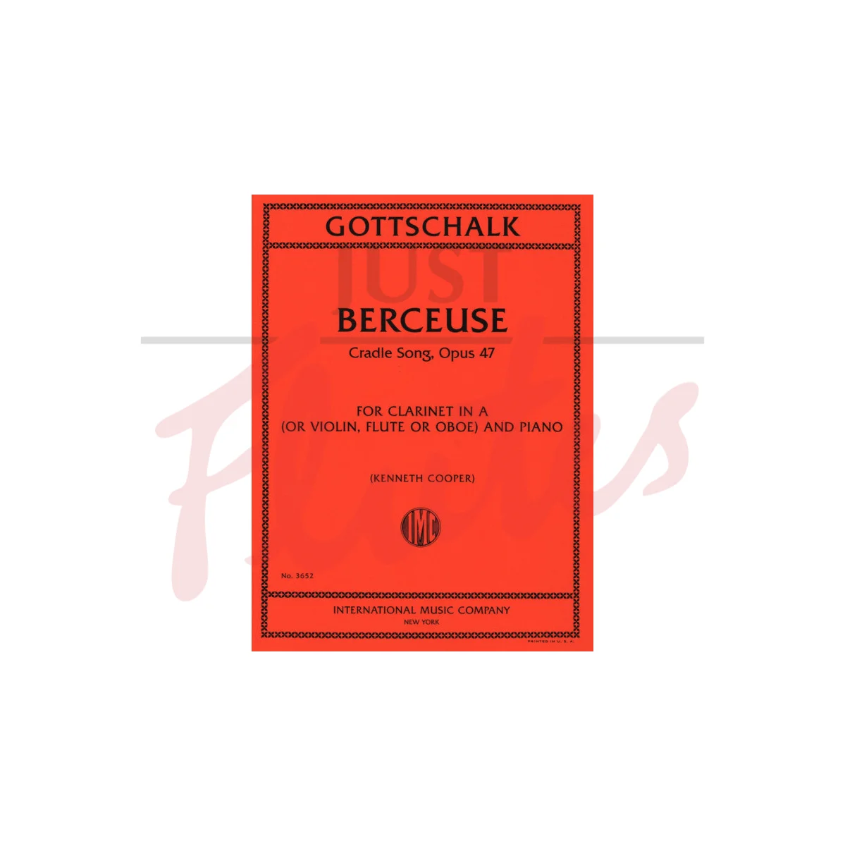 Berceuse for Clarinet/Violin/Flute/Oboe and Piano
