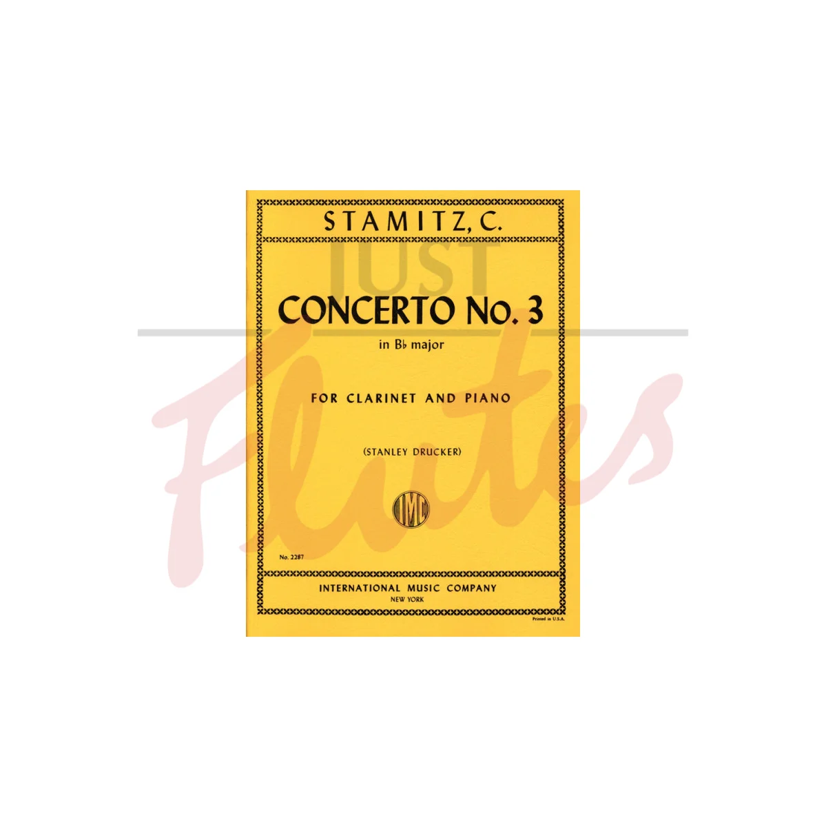 Concerto No. 3 in B flat major for Clarinet and Piano
