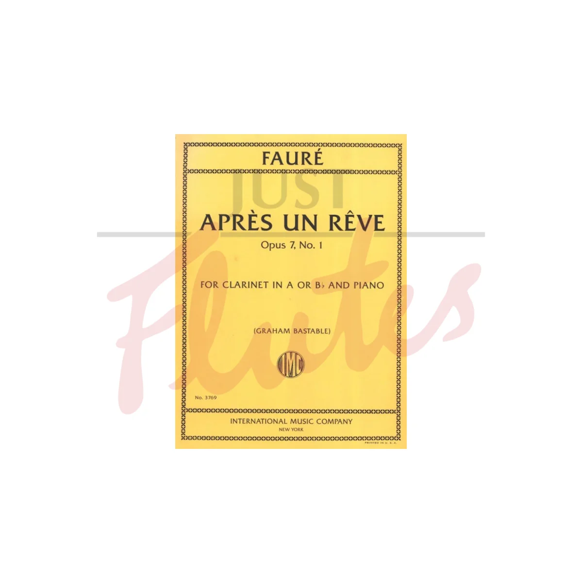Apres un Reve for Clarinet and Piano