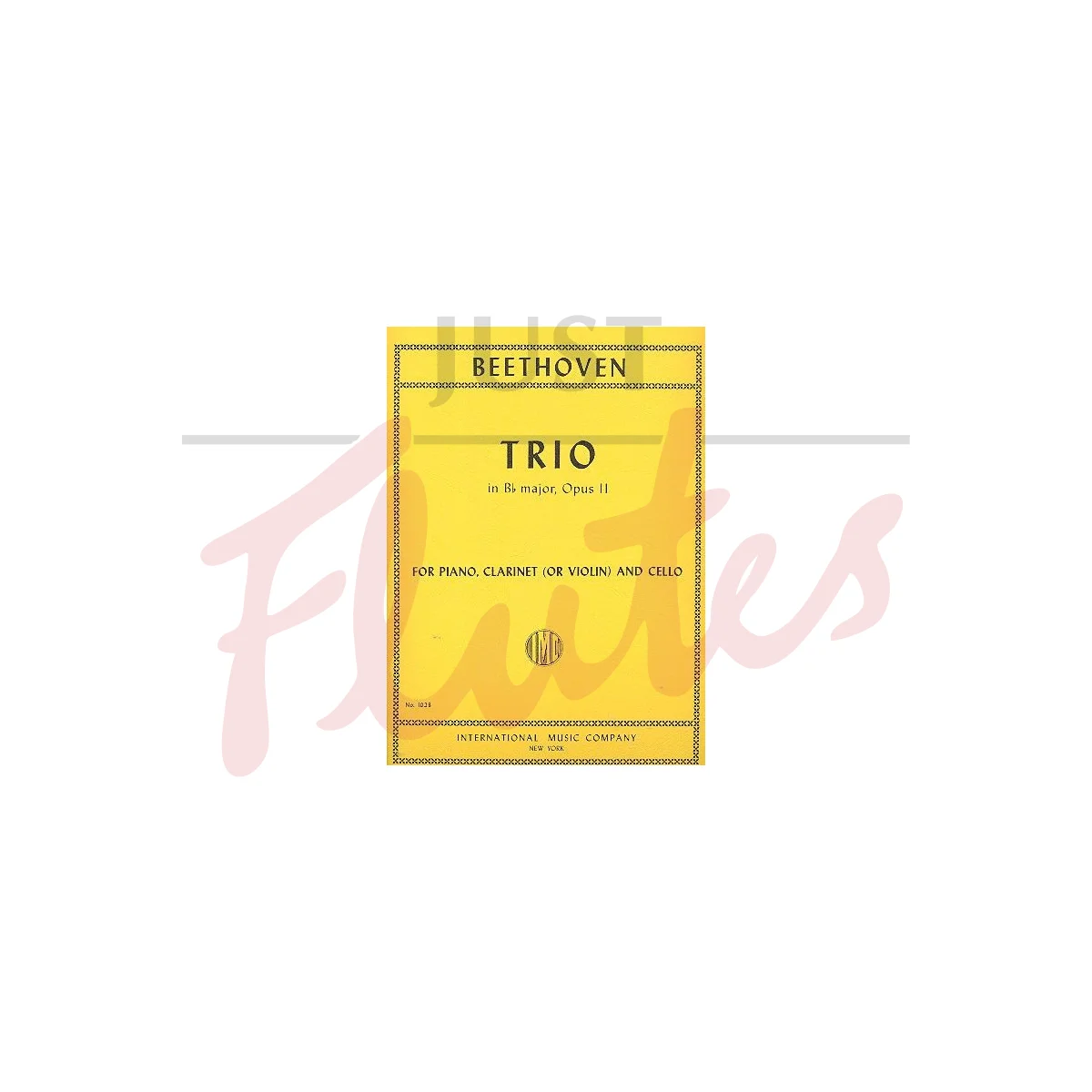 Trio in Bb major for Clarinet/Violin, Cello and Piano