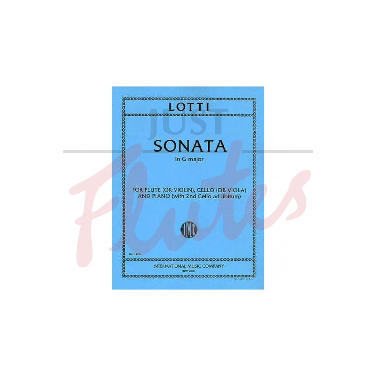 Sonata in G major for Flute/Violin, Cello/Viola and Piano