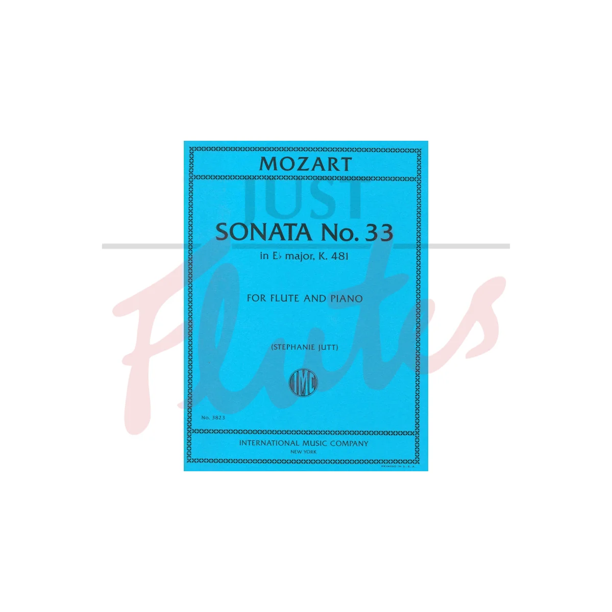 Sonata No. 33 in E flat major for Flute and Piano