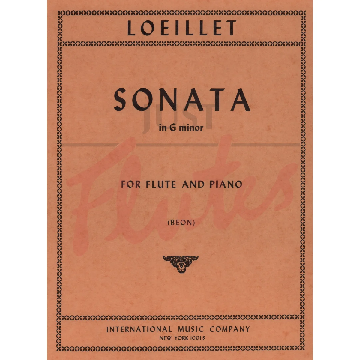 Sonata in G minor for Flute and Piano