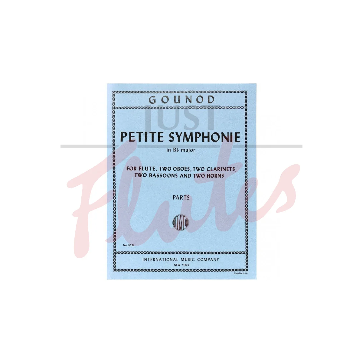 Petite Symphonie in Bb major for Flute, Two Oboes, Two Clarinets, Two Horns and Two Bassoons