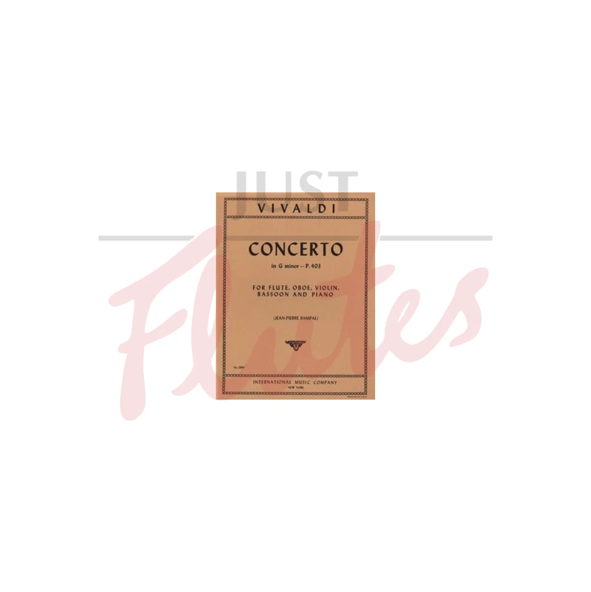 Concerto in G minor for Flute, Oboe, Violin, Bassoon and Piano