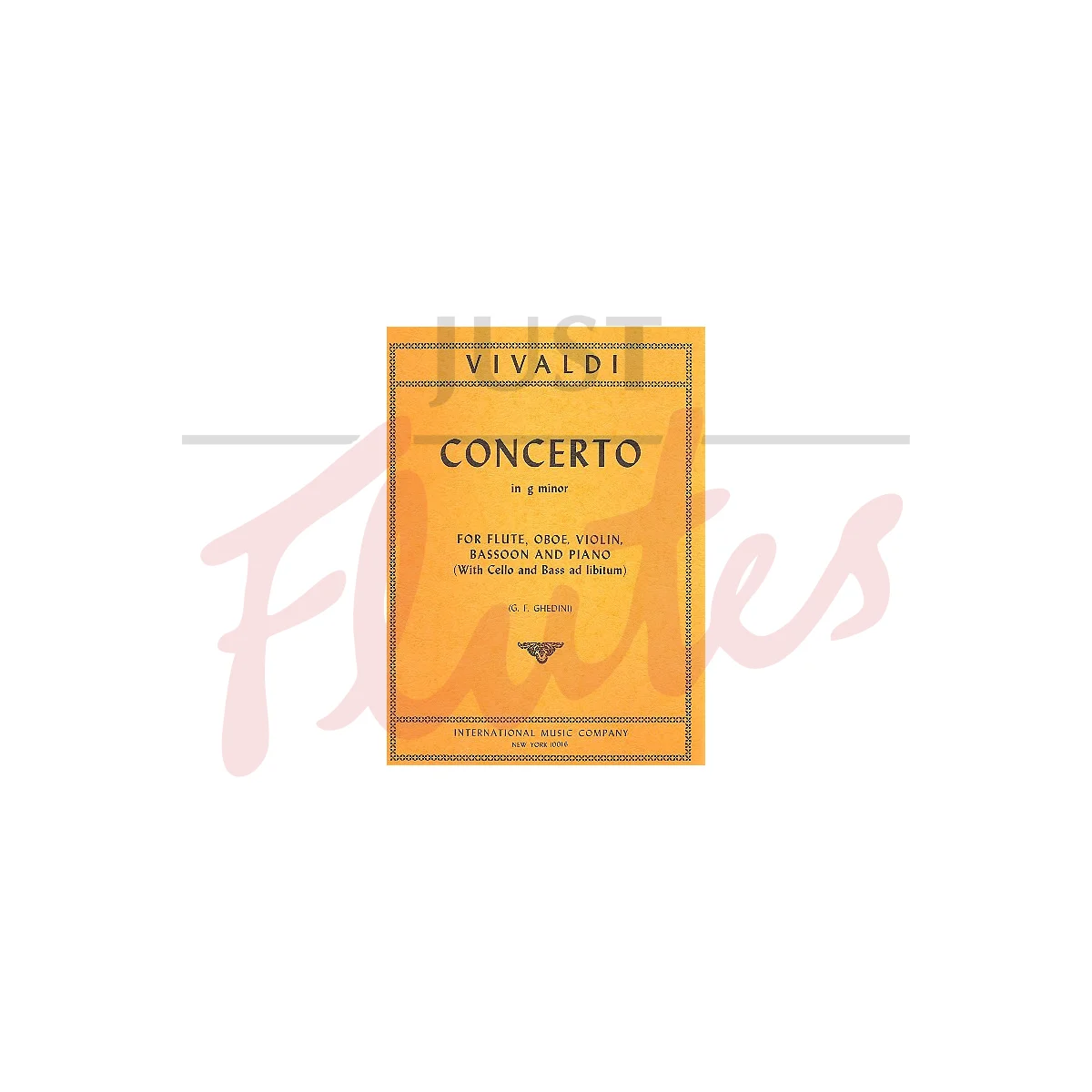 Concerto in G minor for Flute, Oboe, Violin, Bassoon and Piano