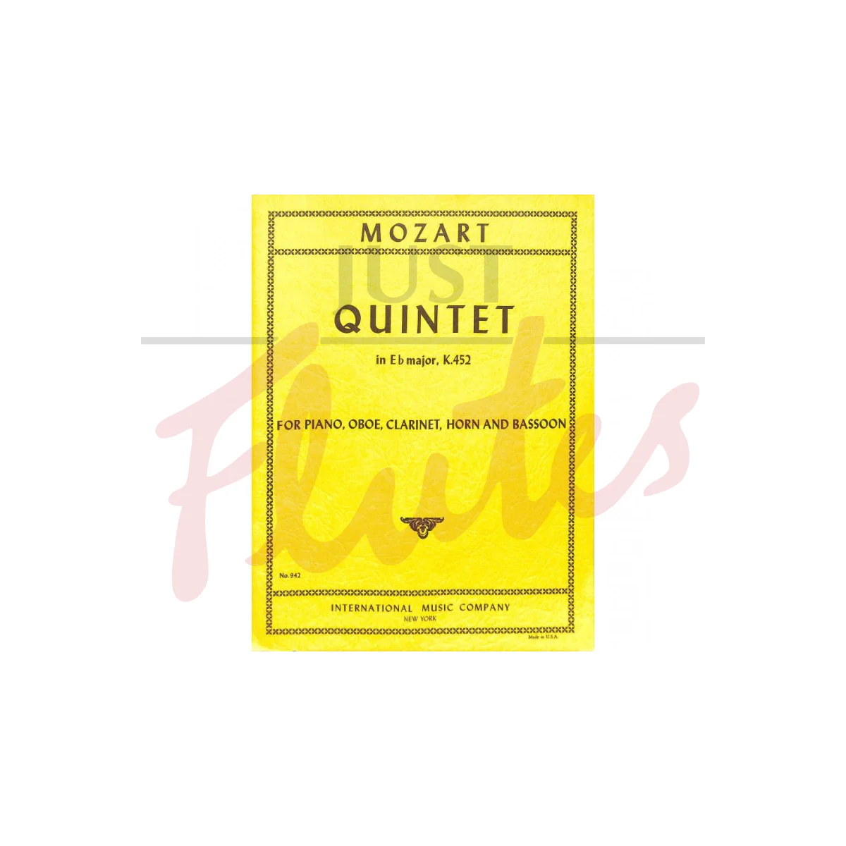 Quintet in Eb major for Oboe, Clarinet, Horn, Bassoon and Piano