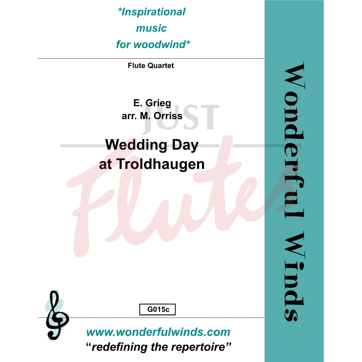 Wedding Day at Troldhaugen for Flute Quartet