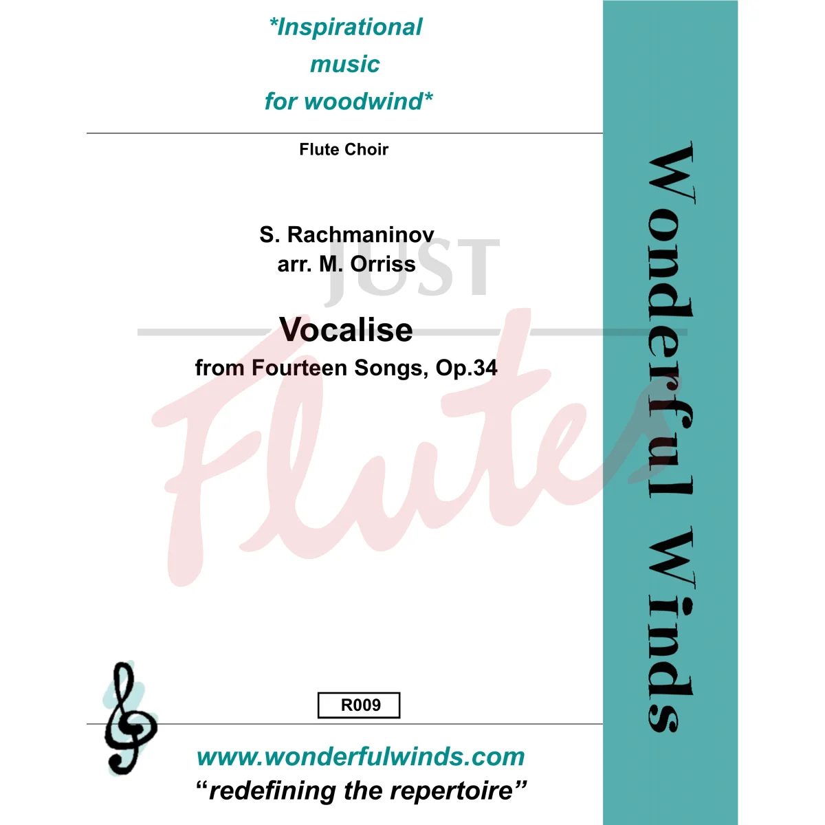 Vocalise from Fourteen Songs for Flute Choir