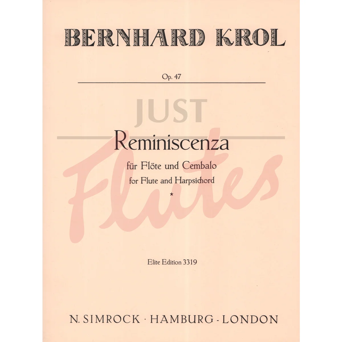 Reminiscenza for Flute and Harpsichord