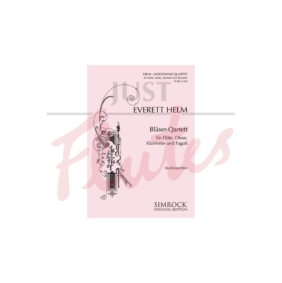 Woodwind Quartet for Flute, Oboe, Clarinet and Bassoon