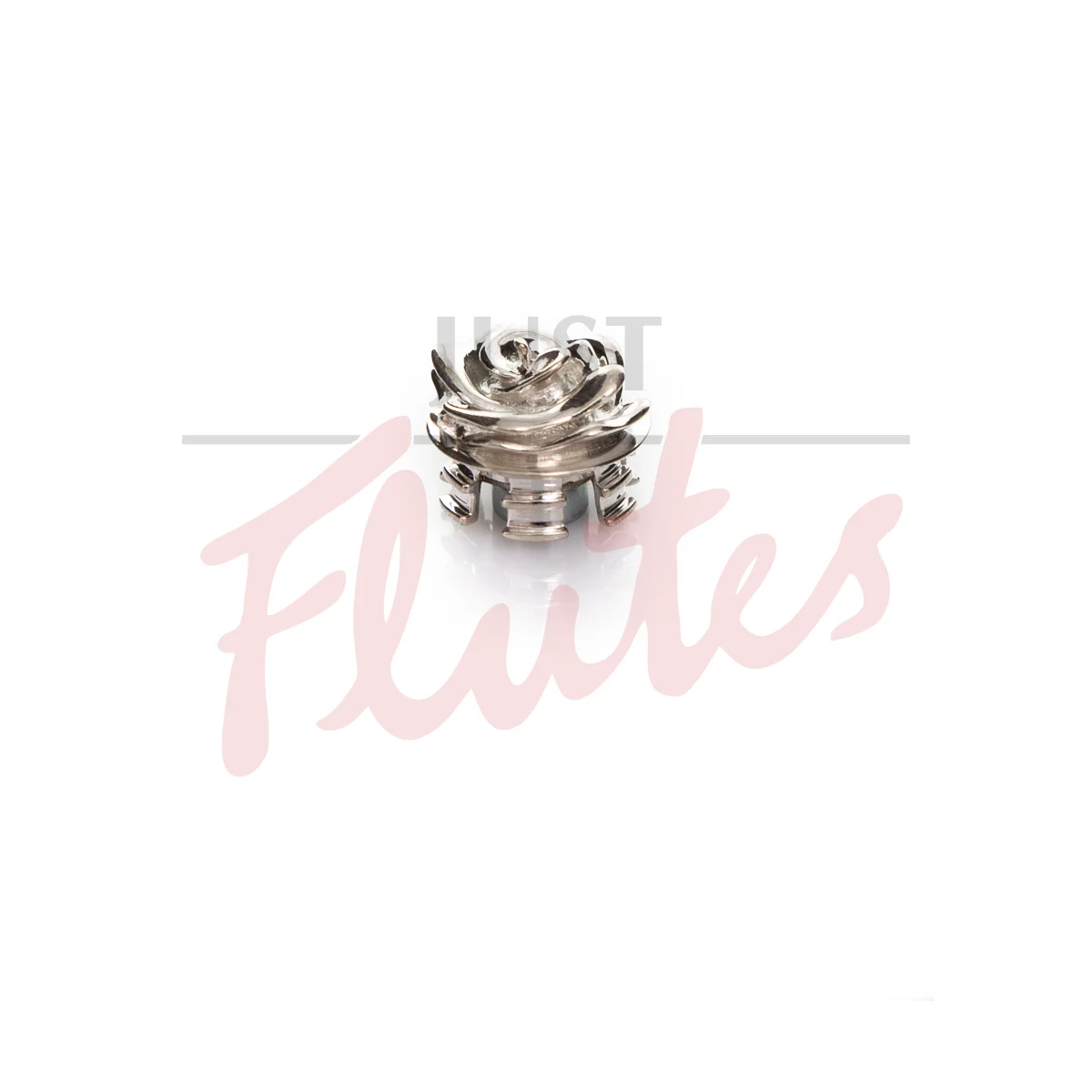 Flutealot Decorative Flute Crown, Silver Rose