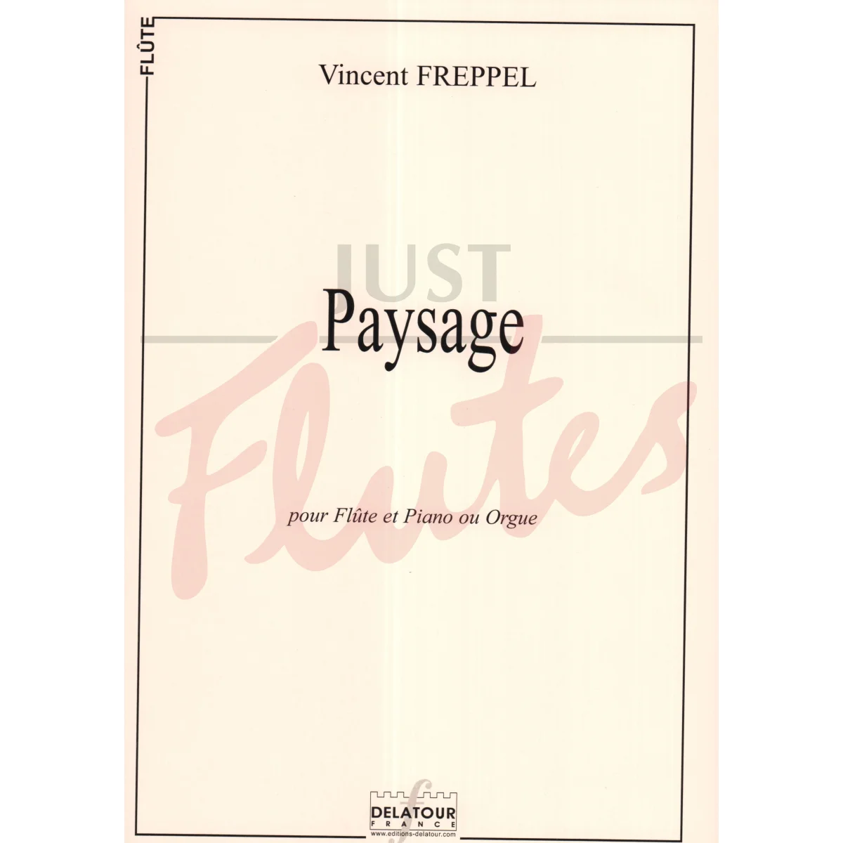 Paysage for Flute and Piano or Organ