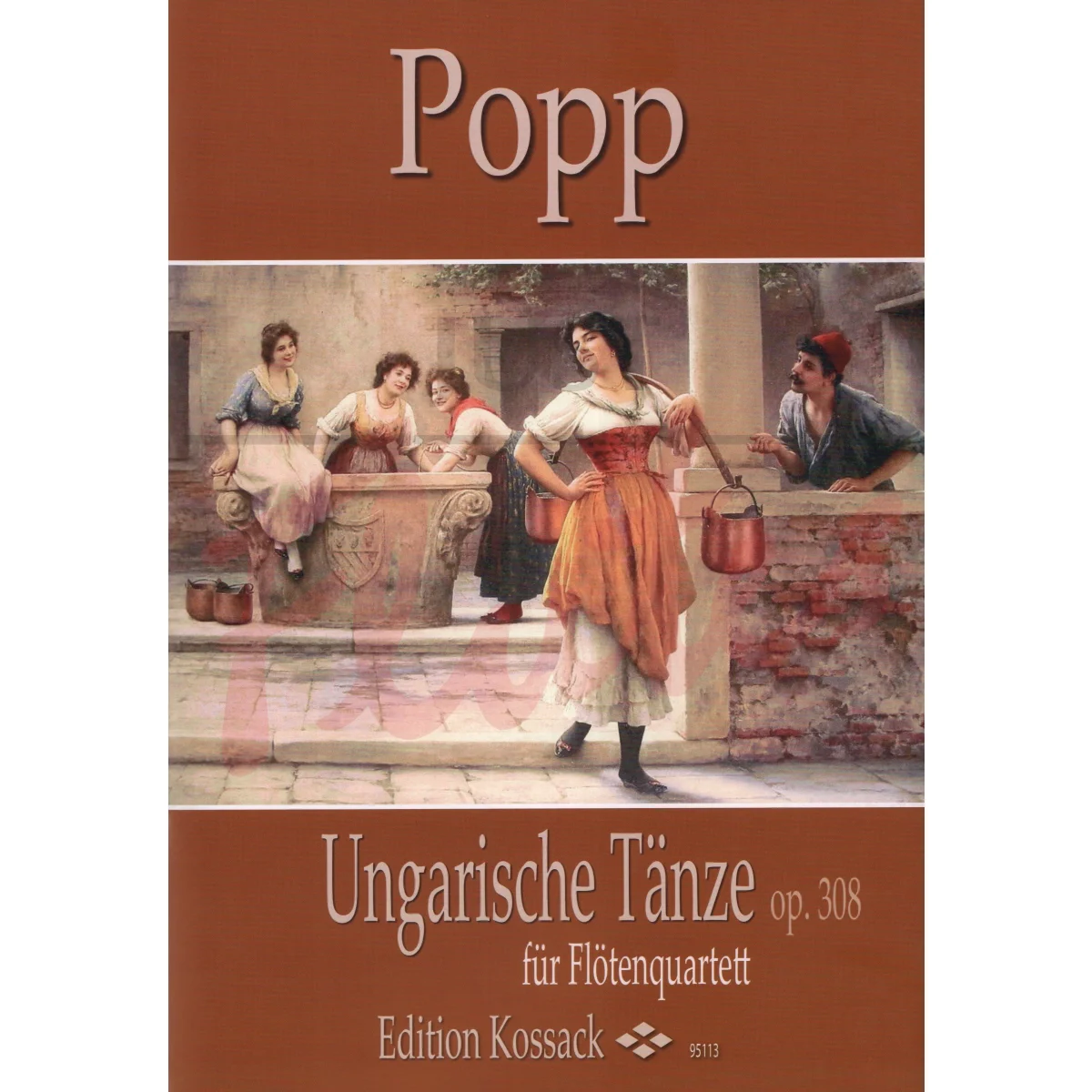 Ungarische Tänze (Hungarian Dances) for Flute Quartet