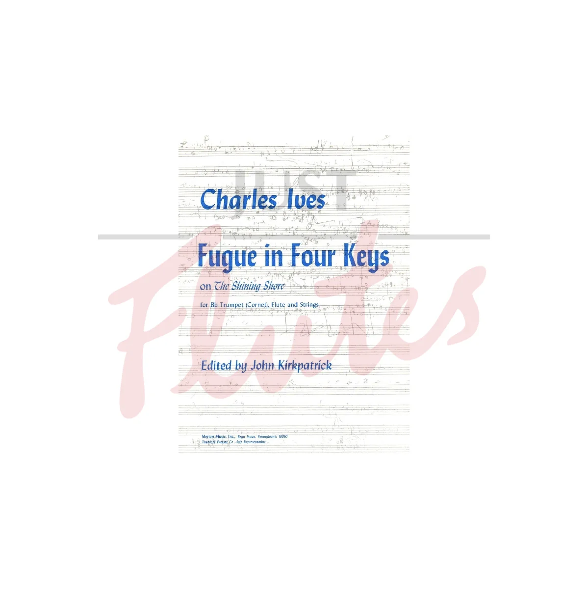 Fugue in 4 Keys on the Shining Shore for Trumpet/Cornet, Flute and String Quartet
