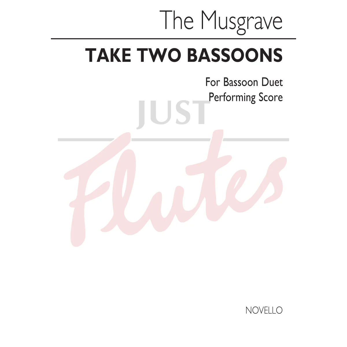 Take Two Bassoons for Bassoon Duet